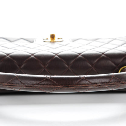 Chanel Lambskin Quilted Medium Kelly Flap Bag Brown 9 of 9