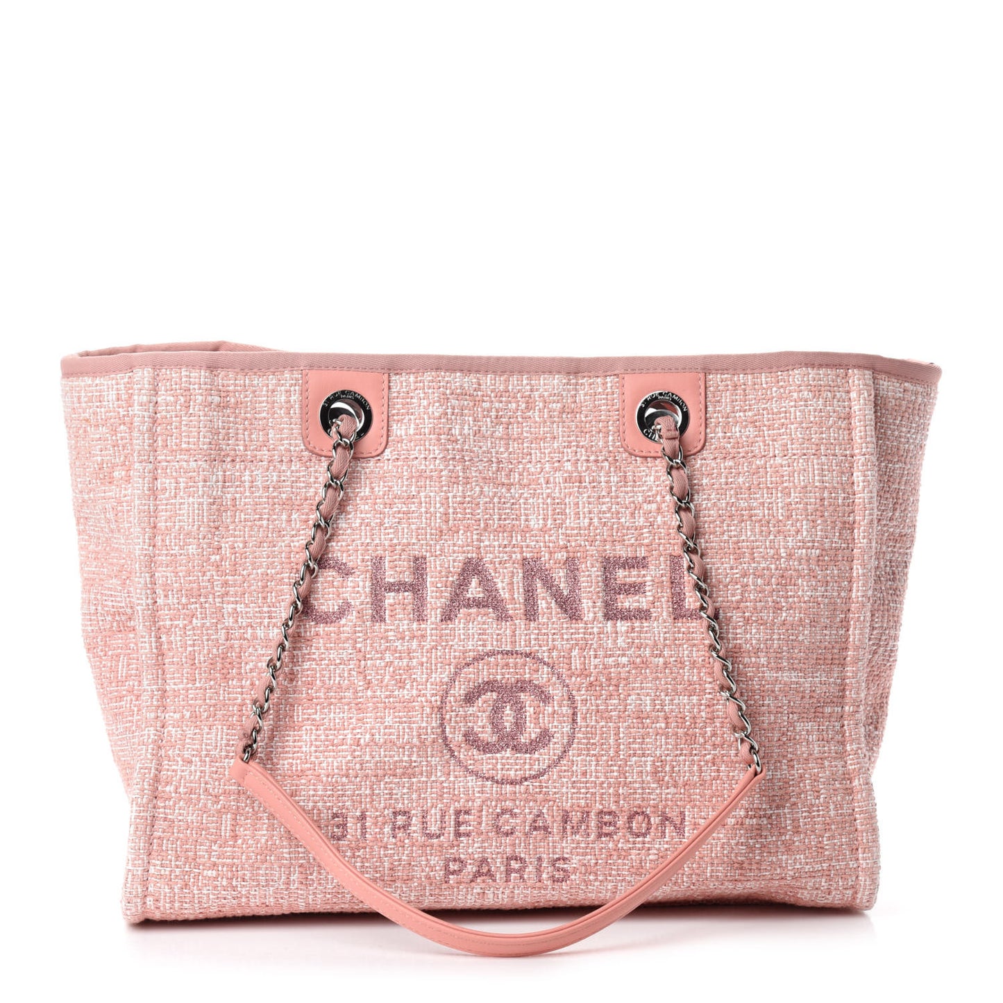 Canvas Small Deauville Tote Pink