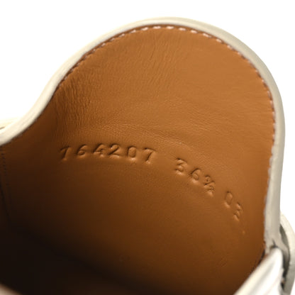 Gucci Cordovan Lux Horsebit Platform Mules 36.5 Mystic White 9 of 10