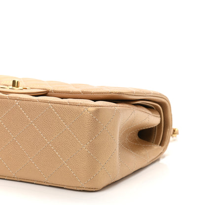 Chanel Pearly Caviar Quilted Jumbo Double Flap Gold 9 of 10