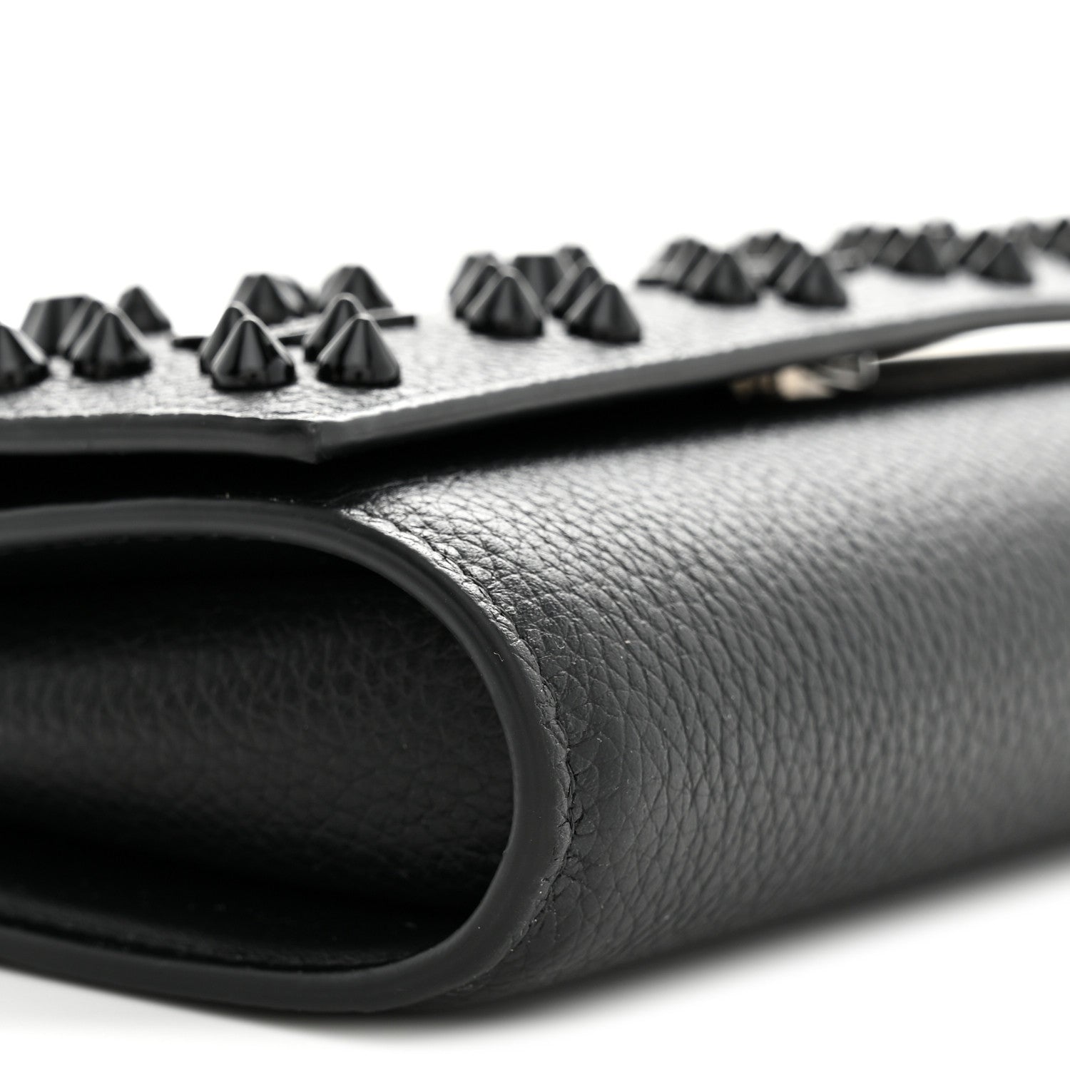 Christian Louboutin Calfskin Spikes Loubinthesky Paloma Wallet on Chain Rocket 8 of 11