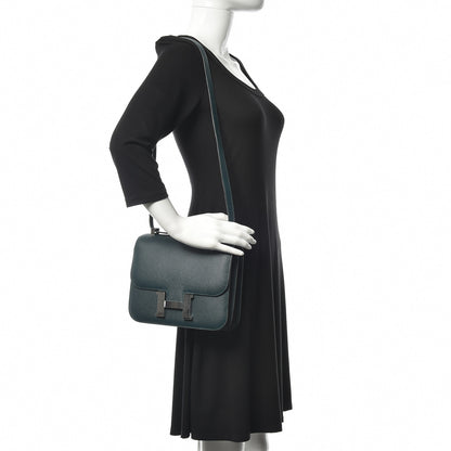 Hermes Epsom Constance 24 Vert Cypress 2 of 19