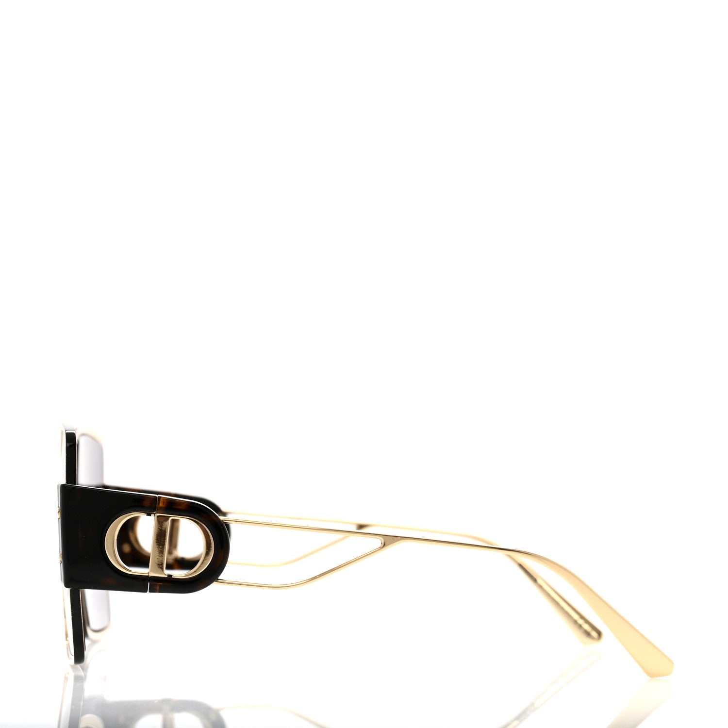 Christian Dior Acetate Square 30 Montaigne Sunglasses Tortoise 3 of 8
