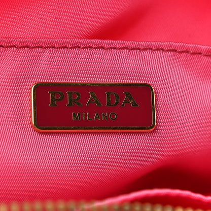 Prada Tessuto Nylon Bow Camera Bag Begonia 6 of 14