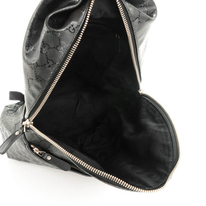 Gucci Imprime Monogram Medium Classic Backpack Black 5 of 7