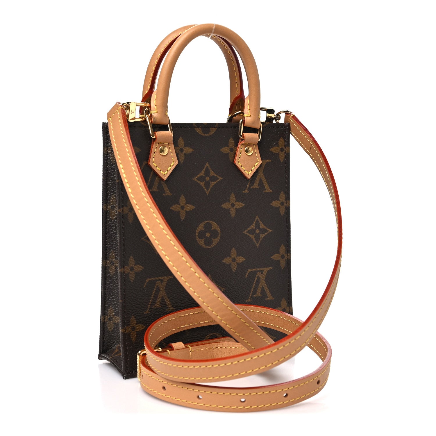 Louis Vuitton Monogram Petit Sac Plat 3 of 10
