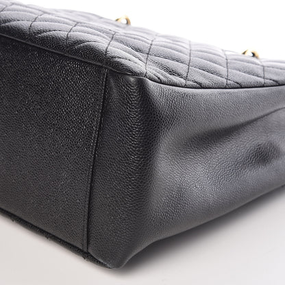 Chanel Caviar Quilted Grand Shopping Tote GST Black 9 of 10