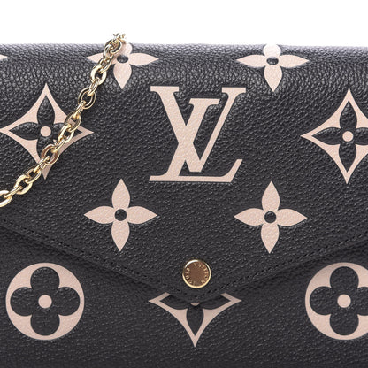 Louis Vuitton Empreinte Monogram Giant Felicie Pochette Black Beige 13 of 13