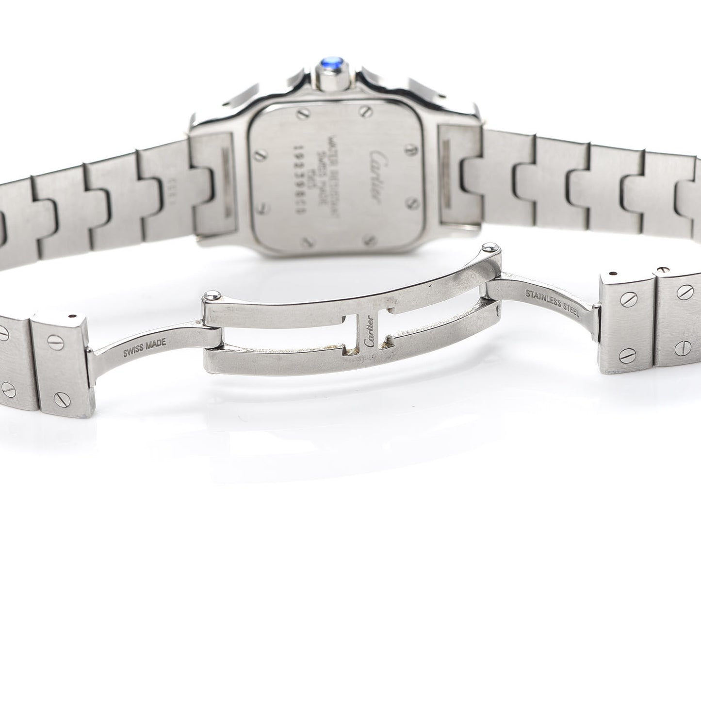 Stainless Steel 24mm Santos de Cartier Galbee Quartz Watch