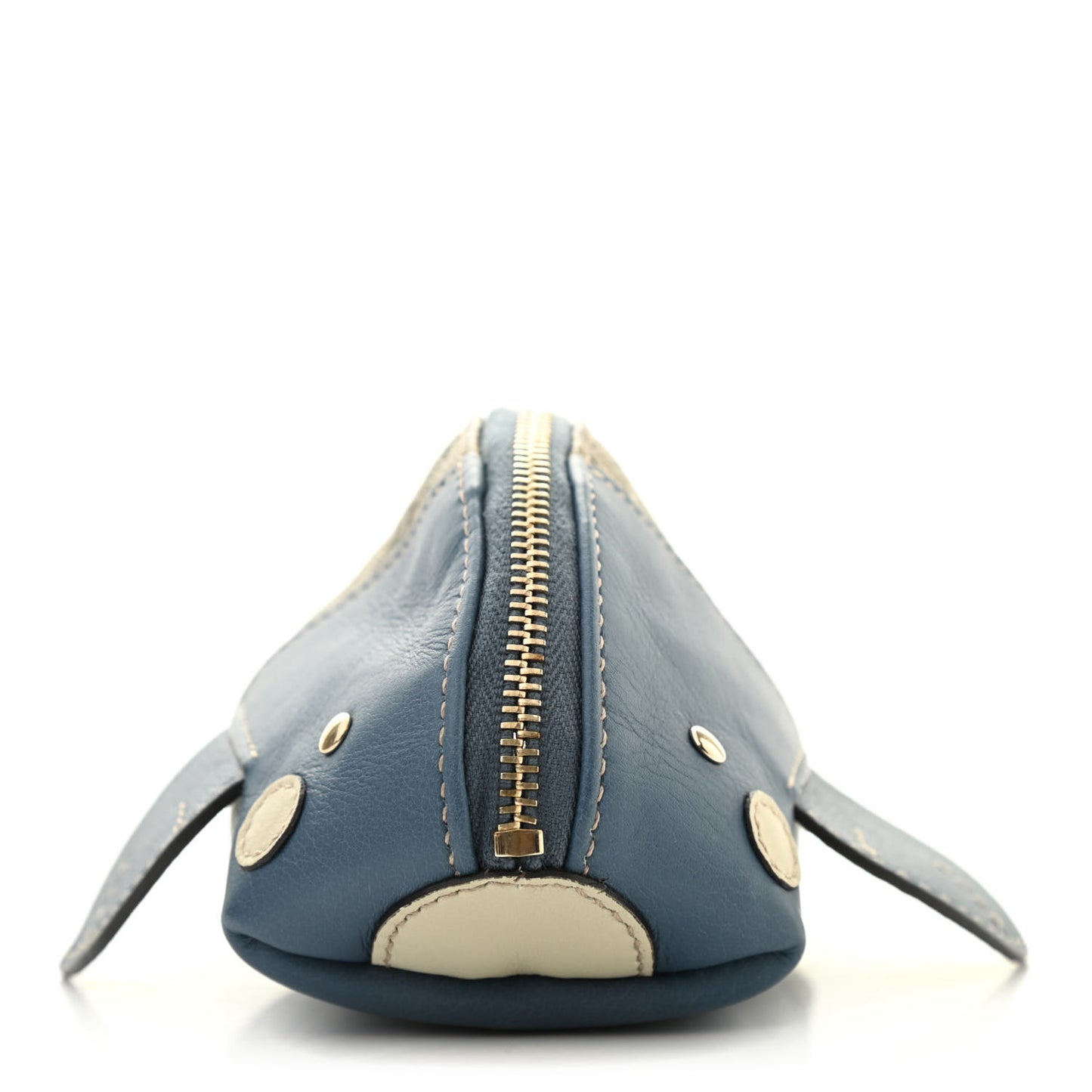 GG Supreme Monogram Children's Zoo Coin Purse Whale Blue