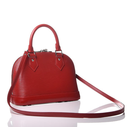 Louis Vuitton Epi Alma BB Carmine 4 of 11