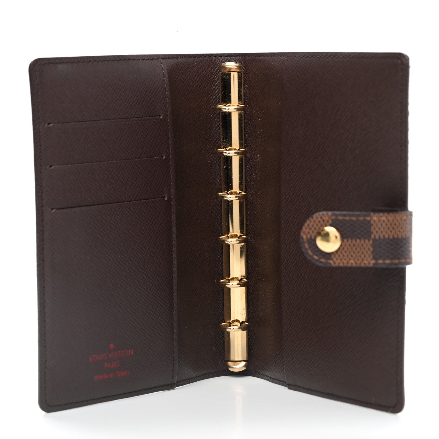 Louis Vuitton Damier Ebene Small Ring Agenda Cover 5 of 6
