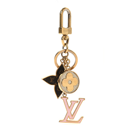 Louis Vuitton Metal Monogram Epi Spring Street Bag Charm Key Holder  Gold 1 of 3
