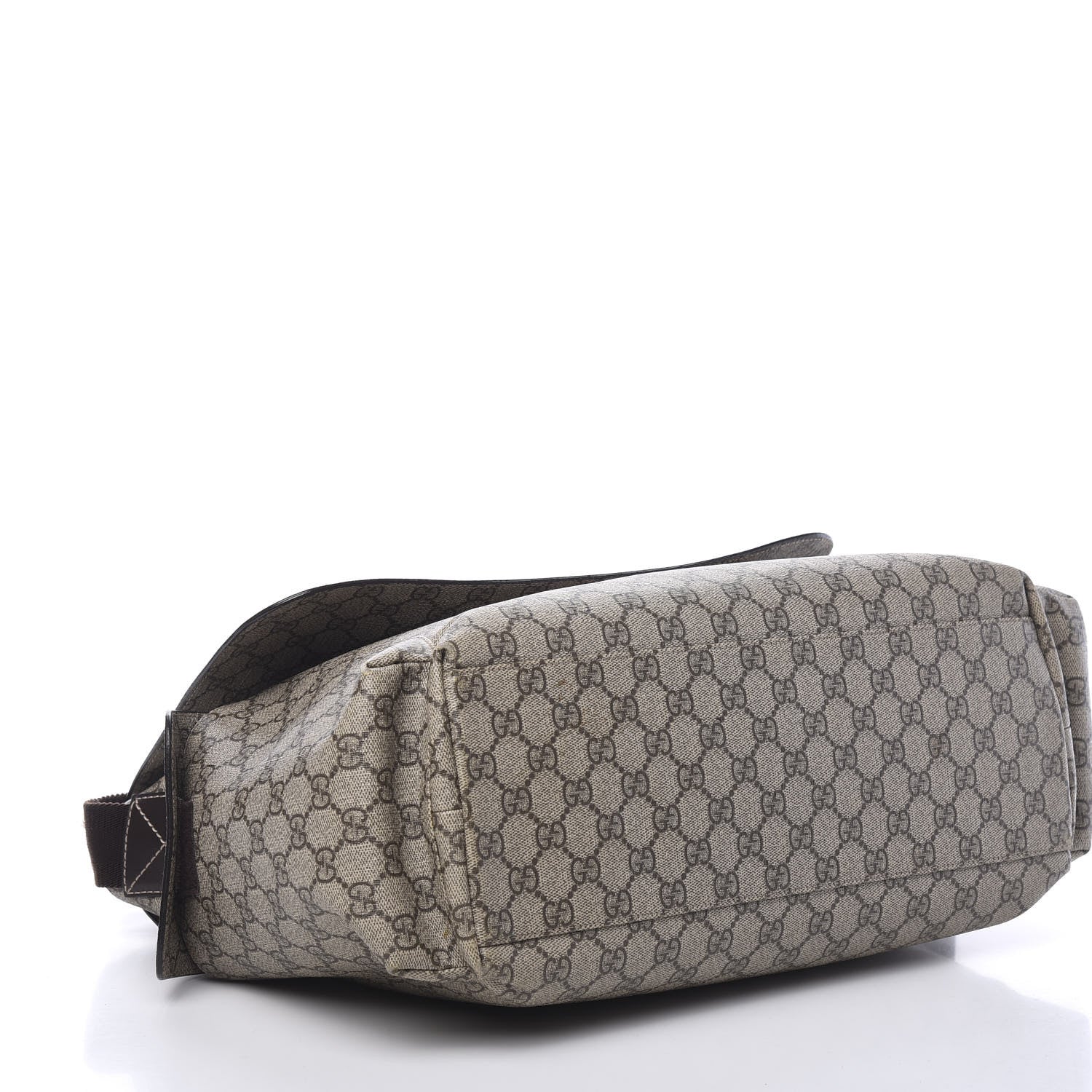 Gucci GG Plus Monogram Messenger Diaper Bag Dark Brown 3 of 12
