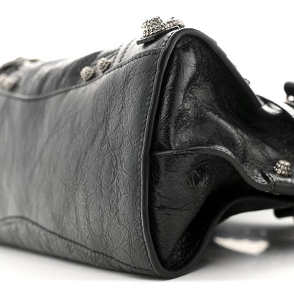 Balenciaga Agneau Arena Crystal Neo Cagole Handbag XS Black 11 of 13