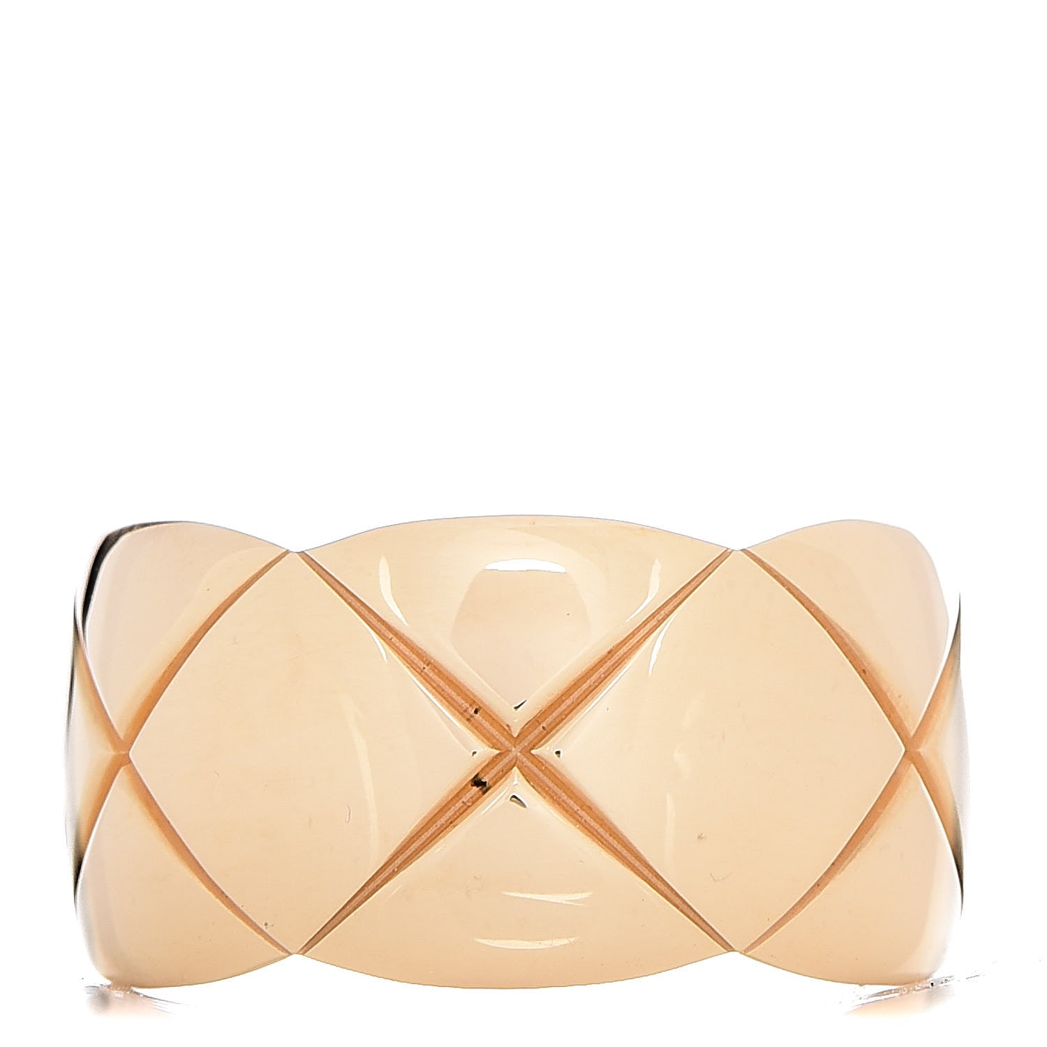 Chanel 18K Yellow Gold Medium Coco Crush Ring 52 6 1 of 6