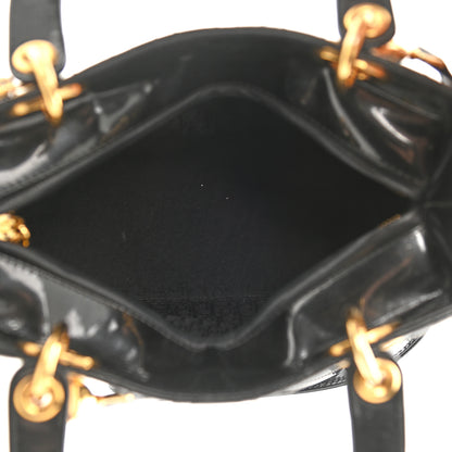 Christian Dior Patent Cannage Medium Lady Dior Black 5 of 10