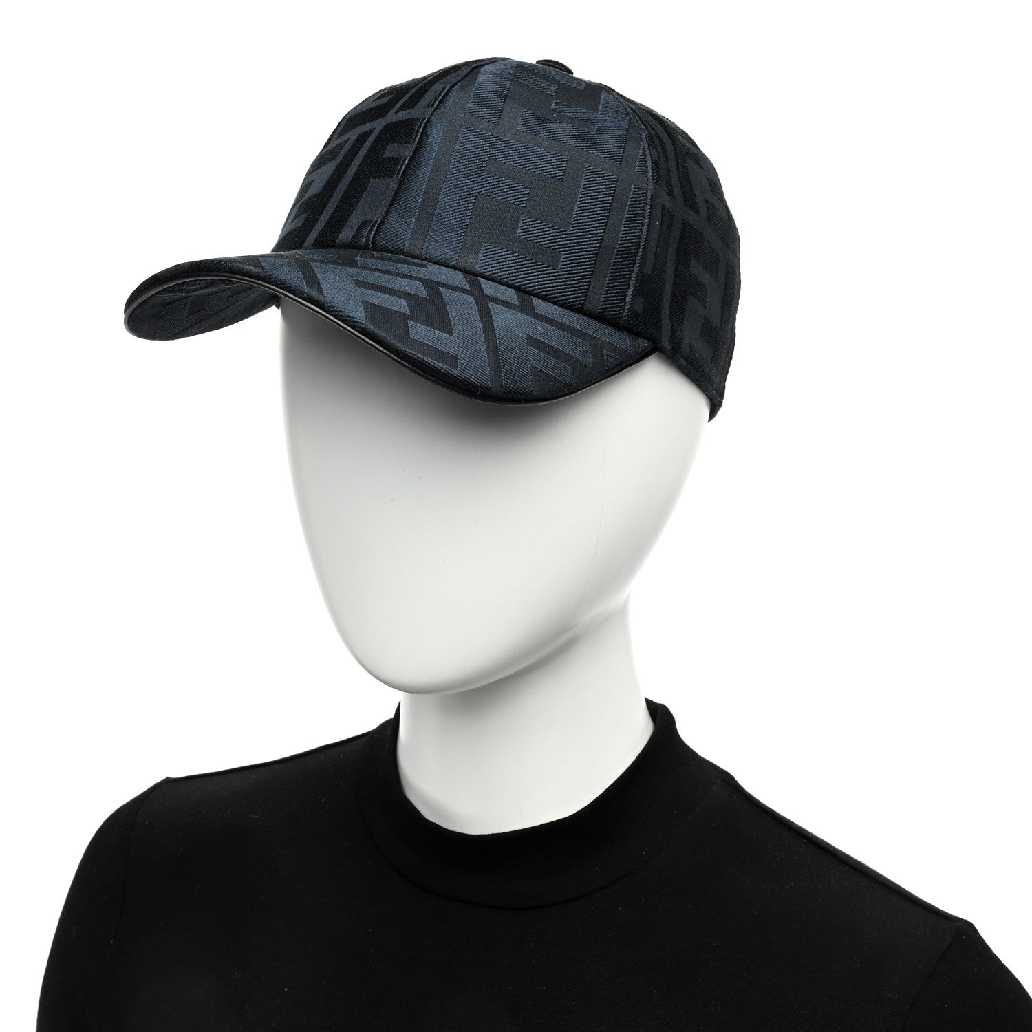 Fendi Canvas FF Baseball Hat Navy 2 of 8