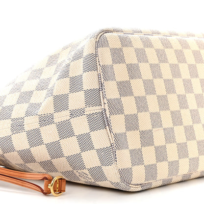 Louis Vuitton Damier Azur Neverfull MM 8 of 9