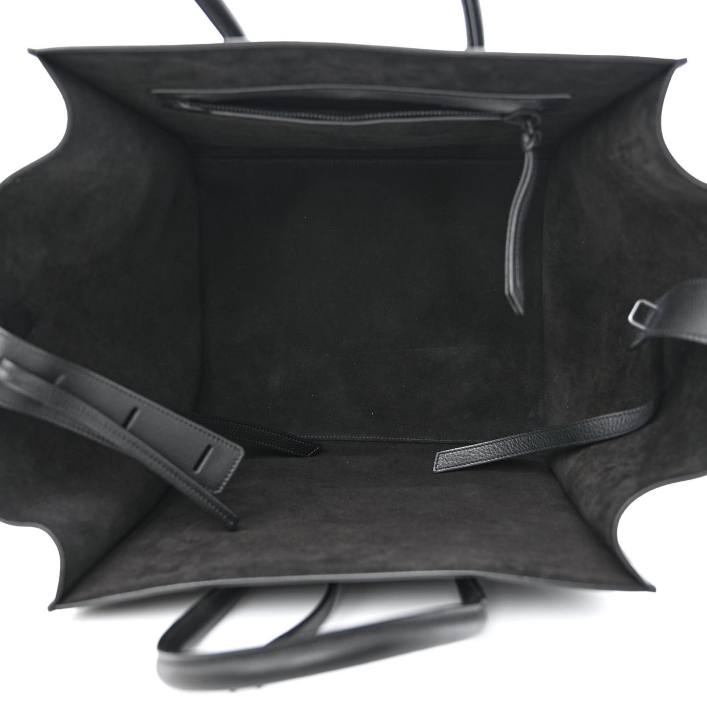 Supple Calfskin Medium Phantom Luggage Black