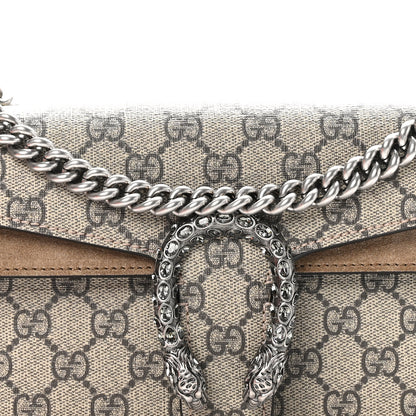Gucci GG Supreme Monogram Small Dionysus Shoulder Bag Taupe 8 of 10