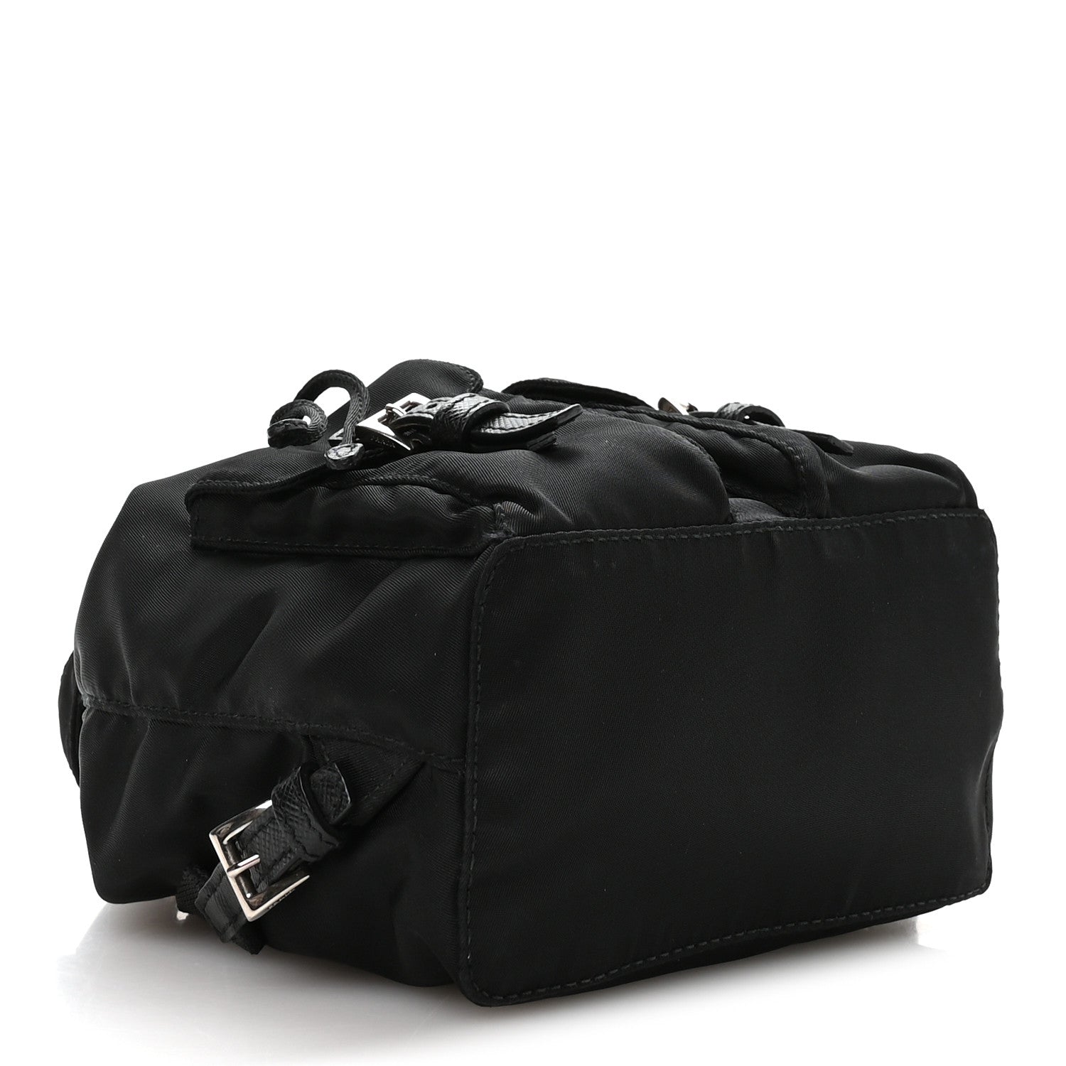 Prada Nylon Vela Mini Crossbody Backpack Black 4 of 11