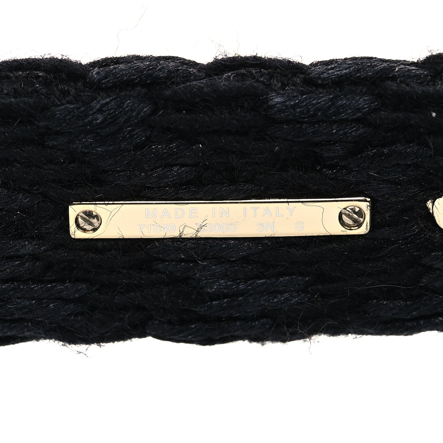 Chanel Acetate Tweed Wool CC Chain Rectangle Sunglasses 71549 Black 6 of 8