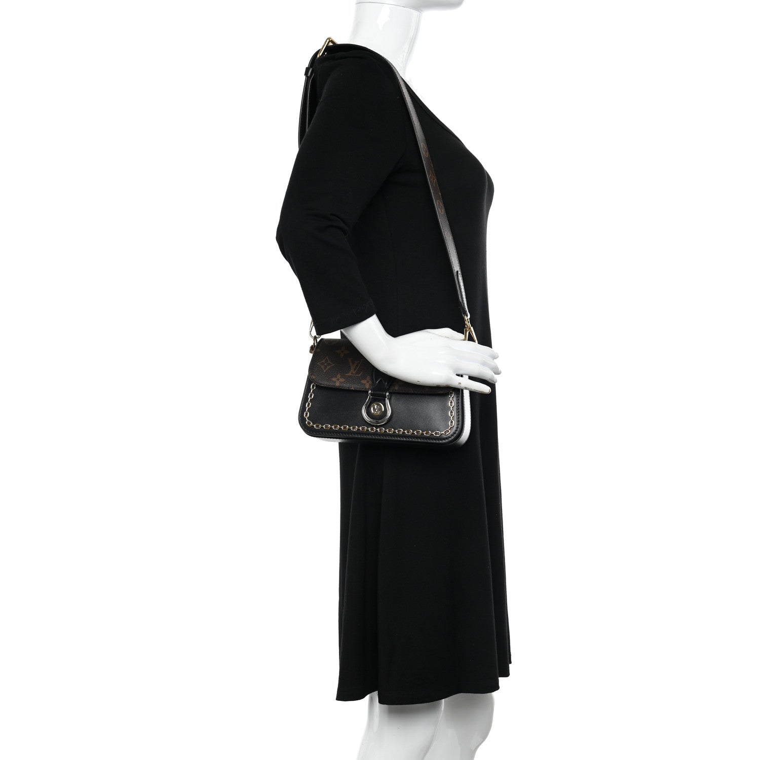Louis Vuitton Monogram Neo Saint Cloud Black 2 of 9