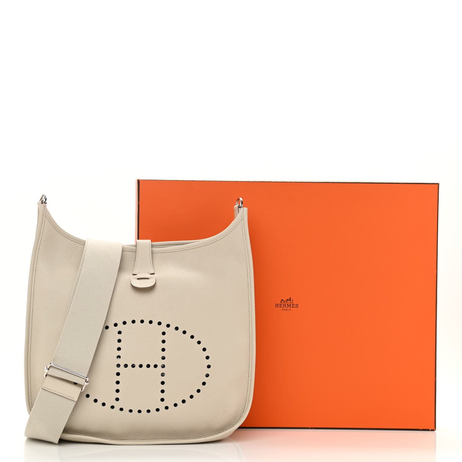 Hermes Taurillon Clemence Evelyne III GM Beton 13 of 13