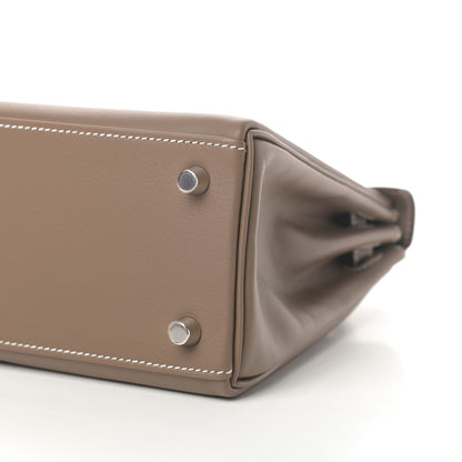 Hermes Swift Kelly Retourne 25 Etoupe 9 of 11