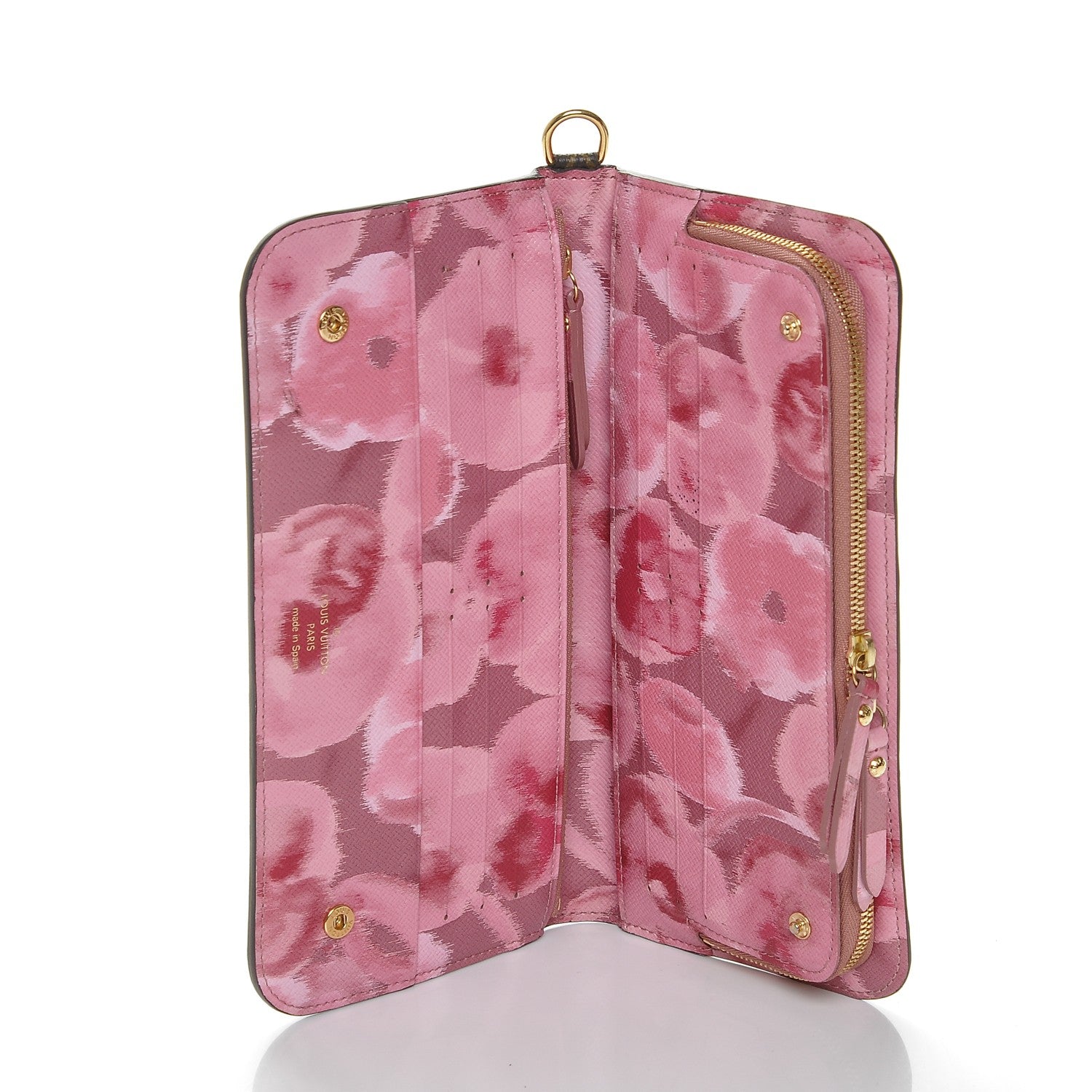 Louis Vuitton Monogram Articles de Voyage Ikat Insolite Wallet Rose Velours 5 of 6