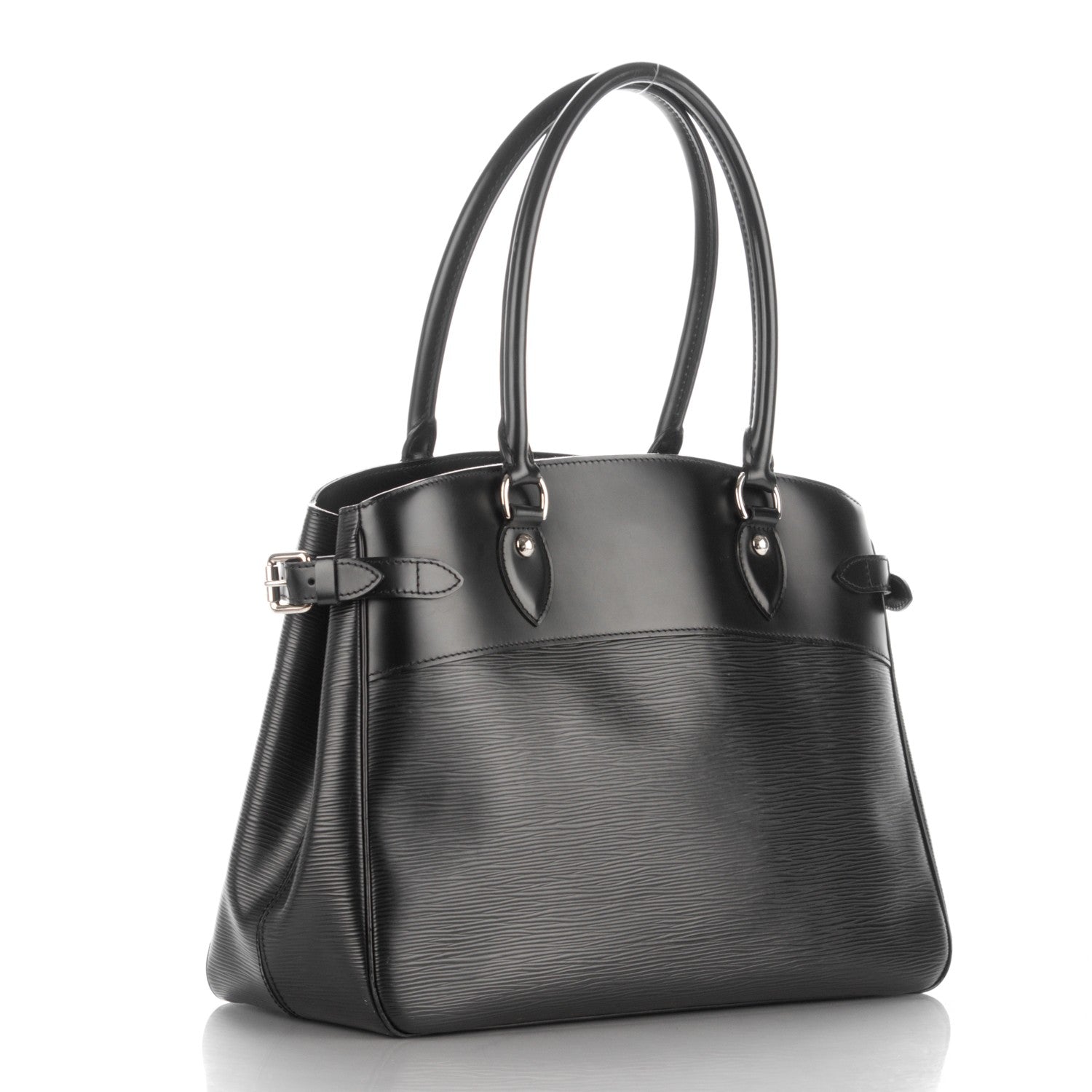 Louis Vuitton Epi Passy GM Black 3 of 8