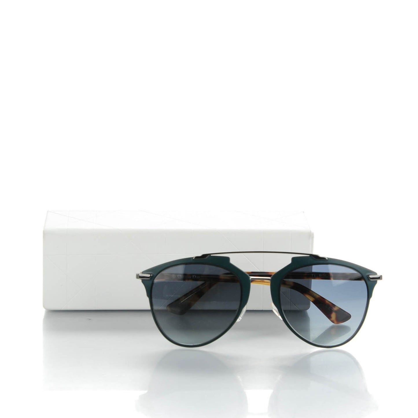 Reflected Sunglasses Green