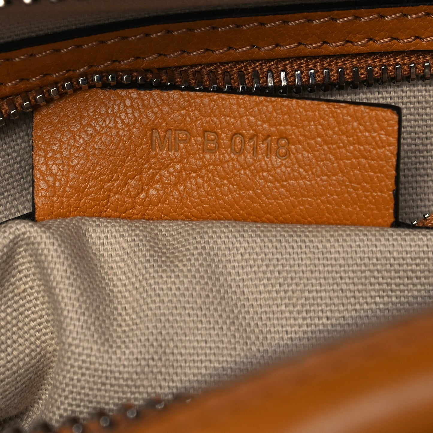 Sugar Goatskin Mini Antigona Amber