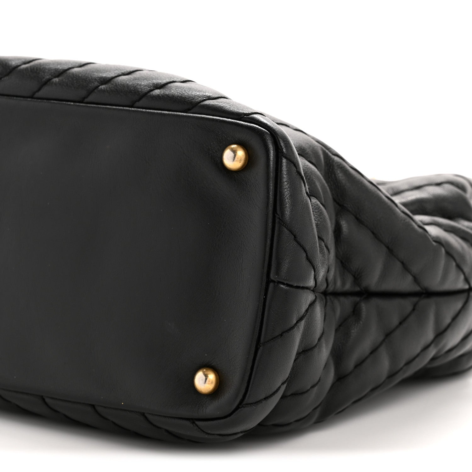 Chanel Calfskin Chevron Quilted Surpique Tote Black 10 of 13