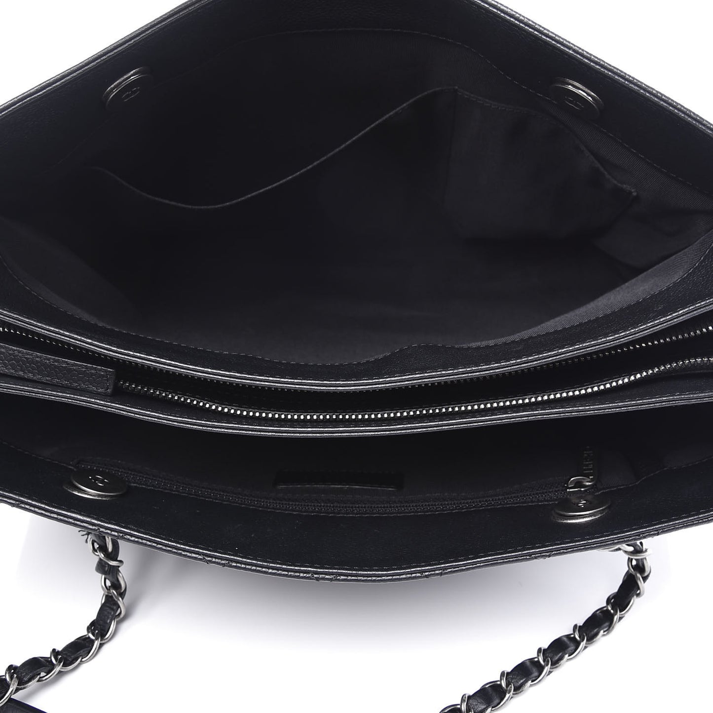 Caviar Quilted Urban Companion Shopping Tote Black