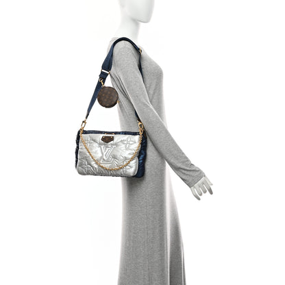 Louis Vuitton Econyl Monogram Pillow Maxi Multi Pochette Accessories Navy Silver 2 of 10