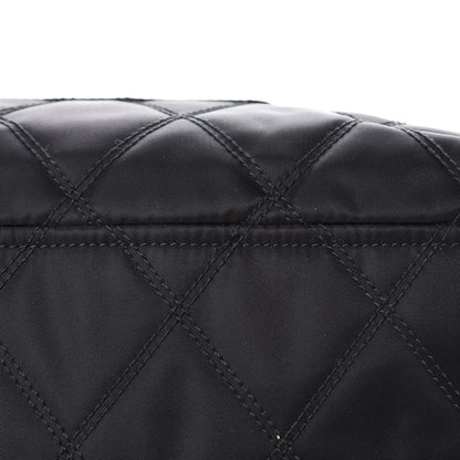 Prada Tessuto Nylon Quilted Shopping Tote Black 11 of 11