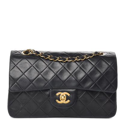 Chanel Lambskin Quilted Small Double Flap Black 1 of 23