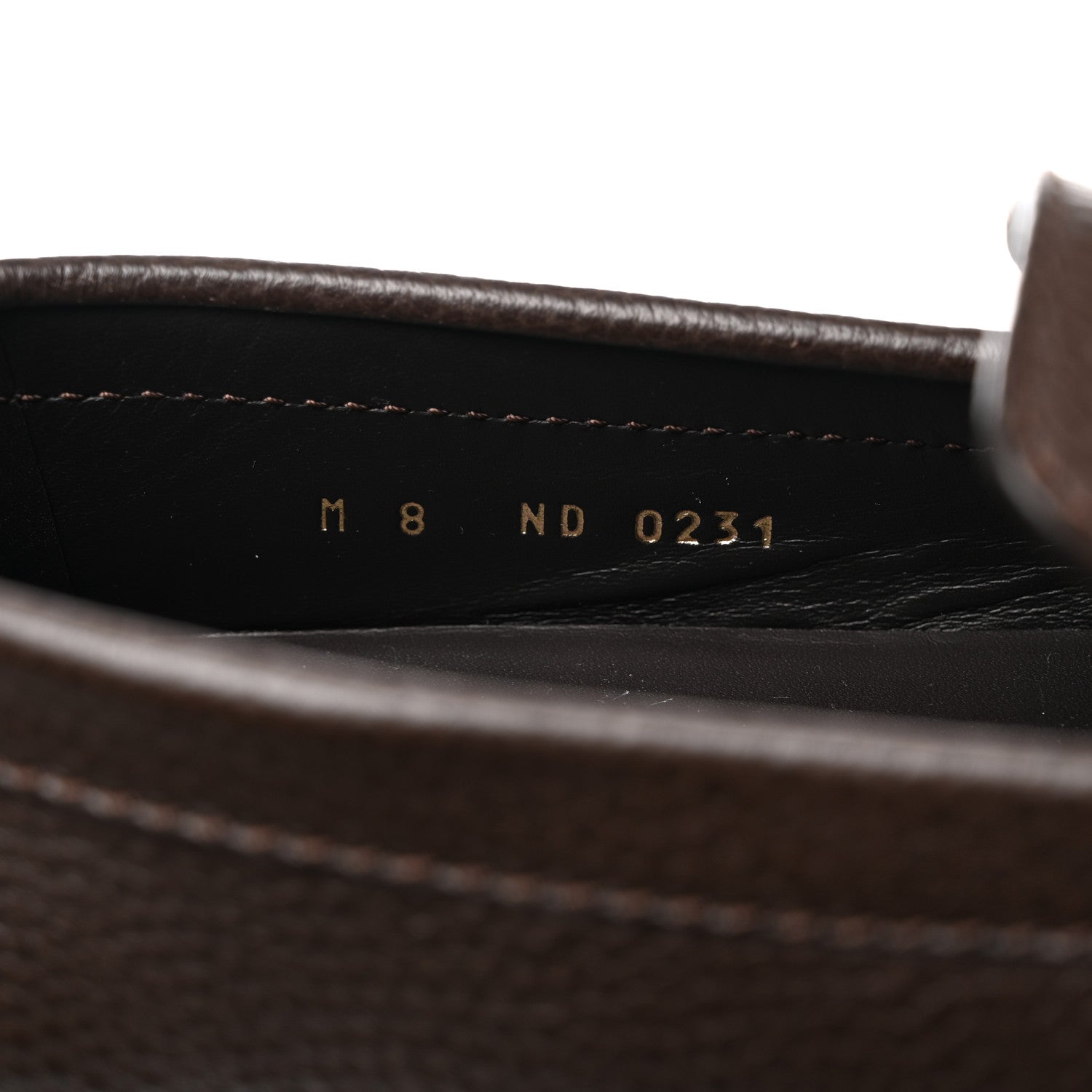 Louis Vuitton Calfskin Mens Monte Carlo Shoe Moccasin Loafers 8 Brown 7 of 9
