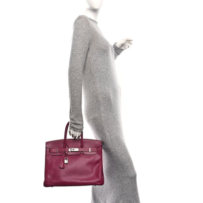 Hermes Epsom Candy Birkin 35 Tosca Rose Tyrien 2 of 17