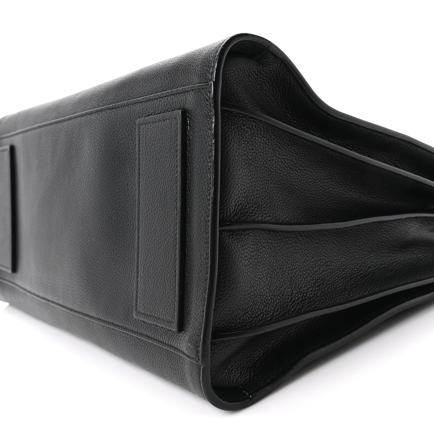 Grained Calfskin Large Souple Sac De Jour Black
