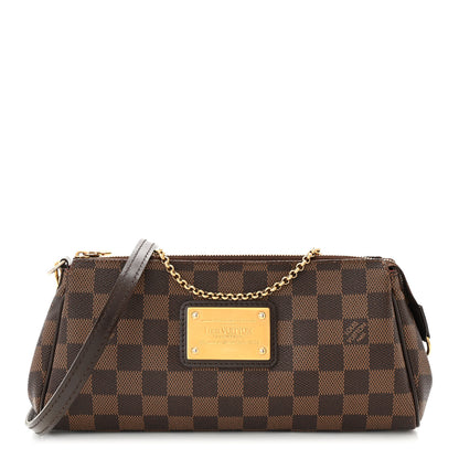 Louis Vuitton Damier Ebene Eva Clutch 1 of 12