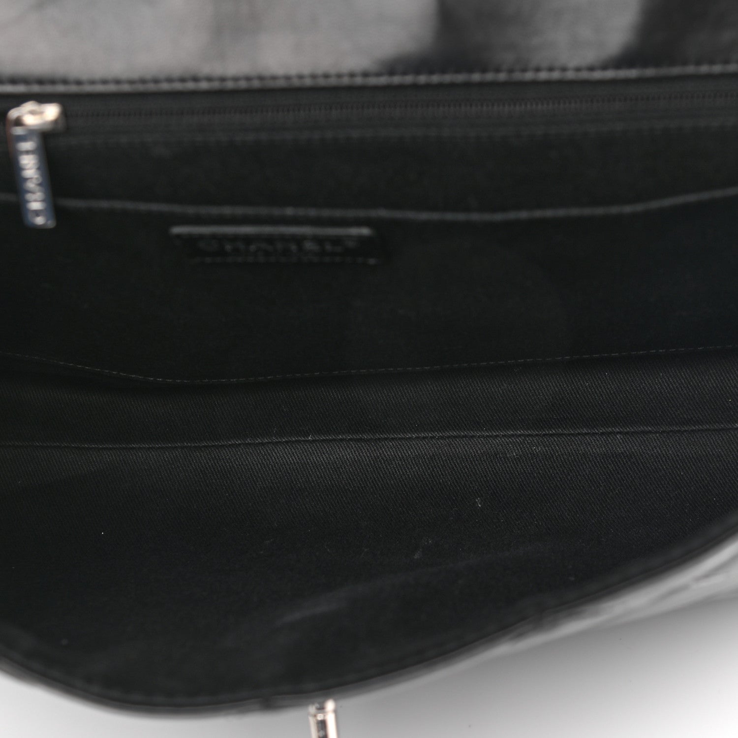 Chanel Vinyl Quilted In The Business Flap Bag Black 5 of 11