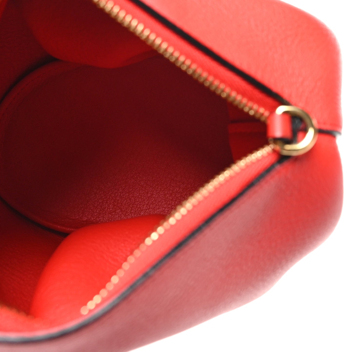 Calfskin Mini Elephant Crossbody Bag Scarlet Red