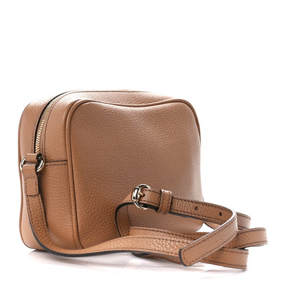 Gucci Pebbled Calfskin Small Soho Disco Bag Camelia 2 of 10