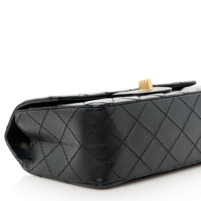 Chanel Aged Calfskin Quilted 2.55 Reissue Mini Flap Black 9 of 11