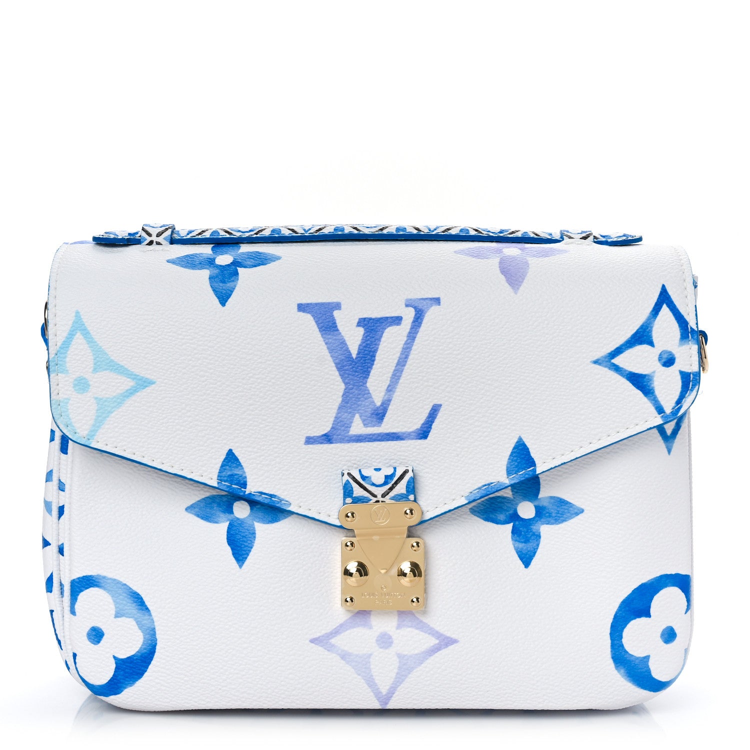 Louis Vuitton Monogram Giant By The Pool Pochette Metis MM Blue 1 of 8