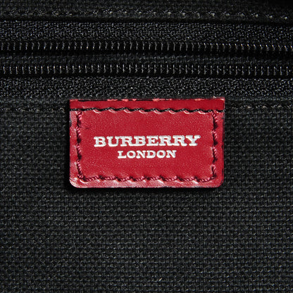 Burberry Haymarket Check Medium Tote Red 6 of 8