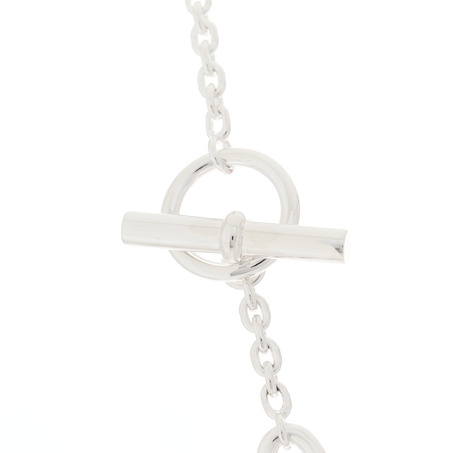 Hermes Sterling Silver Farandole Necklace 120 6 of 7